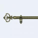 Customizable Curtain Rods With Accessories Iron Single Curtain Bracket For Living Room Decoration for sale