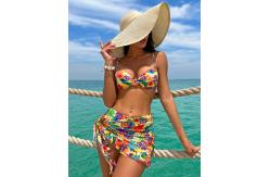 China Experience Comfort and Style with High Elasticity Bikini Style Three-Piece-Swimwear supplier