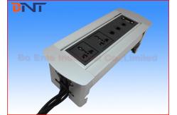China Multi Functional Hotel Desktop Rotation Power Socket With Extension Connected Cables supplier