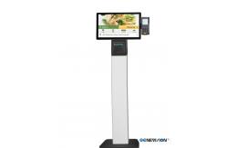 China Floor Standing Touch Screen Self Service Payment Kiosk For Restaurants supplier