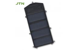 China Waterproof Portable Sunpower Solar Panel Charger 28W Foldable Fabric For Camping supplier