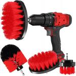 3pcs Drill Brush Set Attachment Kit Pack Power Scrubber Cleaning Set for sale