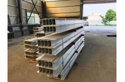 China DIN JIS PFC Galvanised 100mm C Section Steel Beams For Outdoor supplier