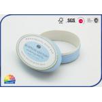 Printed Oval Soap Oblong Paper Package Tube Matte Lamination Customized Size
