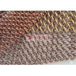 1.2mm Wire Dia Copper Metal Coil Drapery For Restaurant Decoration for sale