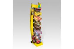 China Customized Point Of Sales Displays Candy Display Rack With Adjustable Trays supplier