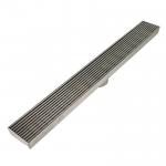SS Linear Floor Drain Clean Drain Drains Stainless/Titanium Black/Brushed Brass Strainer Watermark 100PCS for sale