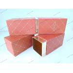 Recyclable Rectangular Cosmetic Paper Tube Orange For Gift for sale