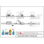 Bleaching Water Toilet Cleaner Filling Machine Corrosion Resistant Material for sale