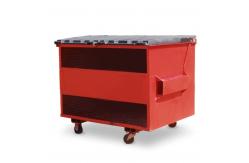 China 20 Yard Waste Open Top Skip Bin For Construction Waste Collection supplier