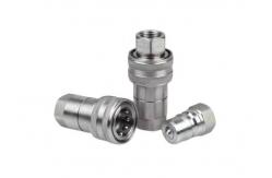 China ISO7241B Hydraulic Stainless Steel Quick Couplings CNC Machining Oil Tools supplier