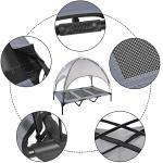 Removable Canopy Portable Raised Extra Carrying Bag Pet Cot