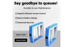 China Stainless Steel 304 Swing Turnstile Gate with IP65 Waterproof and Military-Grade Durability supplier