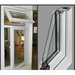 Double Glazing UPVC PVC Awning Window Impact Glass Windows Customized