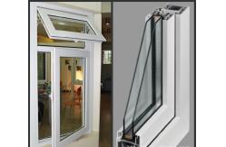 China Double Glazing UPVC PVC Awning Window Impact Glass Windows Customized supplier