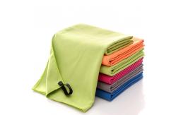 China Sustainable  Custom Gym Towel , Microfibre Swimming Towel Machine Washable supplier