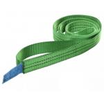 2 Tonne Single Layer Flat Webbing Sling , Green Endless Lifting Slings for sale