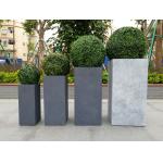 7-8 Years Indoor Life Time Fiber Clay Planter For Tall Rectangle Spaces for sale
