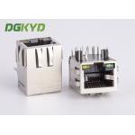1000Mb Latch Down Cat6 RJ45 Modular Jack Integrated Magnetcs Filter For Net Card for sale