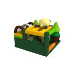 Hand Printing Inflatable Combos Sheep Themed 6x5.5x4m Inflatable Bouncy Castle