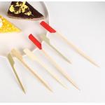 FSC Outdoor Biodegradable Disposable Tableware , Disposable Bamboo Paddle Skewers for sale