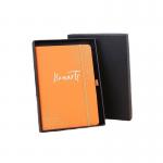 Eco friendly Hardcover Round Spine Notebook Printing Greenstuf Paper 80-300gsm Offset Print for sale