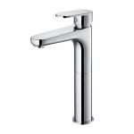 Single Handle High Wash Basin Faucet 35mm cartridge Hot Cold Water Chrome for sale