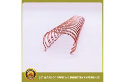 China Notebook Pantone Double Loop Wire 0.9mm Steel Calendar Binding Wires supplier