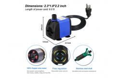 China Ultra Quiet Water Fountain Pump With Adjusting Knob Low Power Motor supplier