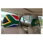 Advertising Rear View Mirror Cover / Promo Items Decorative Headrest Covers for sale