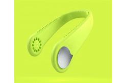 China HEBRONFAN Bladeless Hanging Neck Fan 900-1125RPM Rotate Push Button Control supplier