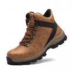 Wholesale High Quality Steel Toe Anti-smashing Indestructible Safety Shoes Water-proof Work Boots For Men for sale