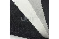 China Shrinkage≤1% Polyester garment Interlining Fabric With Fusible Temperature 130-150C supplier