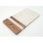 Customized Stone Placemats Rectangular Marble Acacia Wood Cutting Boards