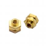 Copper  Insert  Hex Nut ANSI Standard Copper Knurled Nuts Blind hole nuts Hollow nuts for sale