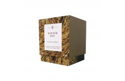 China Black Rigid Luxury Candle Box Packaging Custom Kraft Tealight Boxes supplier