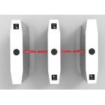 304 Stainless Steel Retractable Flap Gate Barrier 1.5mm Thickness AC 220V/110V