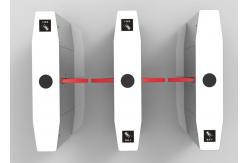 China 304 Stainless Steel Retractable Flap Gate Barrier 1.5mm Thickness AC 220V/110V supplier