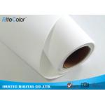 280gsm 24  Printable Waterproof Polyester Canvas Rolls For Inkjet Plotter