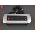 Manual Flip Up Conference Table Power Socket Interconnection Box 110V - 240V AC for sale