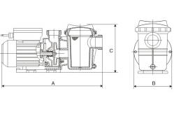China 0.35Hp Swimming Pool Fountain Pumps supplier