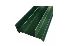 China T5 Powder Coated Aluminum Extrusion Profiles for Wardrobe Decorations supplier
