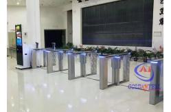 China Gyms Hotels Airport Swing Barrier Gate With Facial Recognition / NFC Access supplier