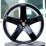 Custom 21 Inch Porsche Macan Sport Classic OEM Wheels Painted In Satin Platinum for sale