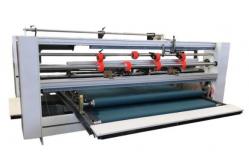 China High Speed PLC Box Folding And Gluing Machine Double Piece Semi Automatic supplier