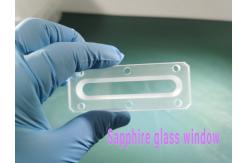 China Equipment Observation Sapphire Glass Window  With Step Hole supplier