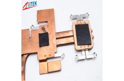 China Specific Gravity 1.9 G/Cc Thermal Pad Silicone For Cpu supplier