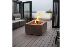 China Round 1000mm Rustic Red Steel Backyard Fire Pit or Customized supplier