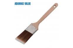 China Tapered brush,flat paint brush,synthetic paint brush with long wooden handle supplier