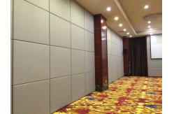 China Banquet Hall Operable Acoustic Room Dividers , Soundproof Movable Wall Partitions supplier